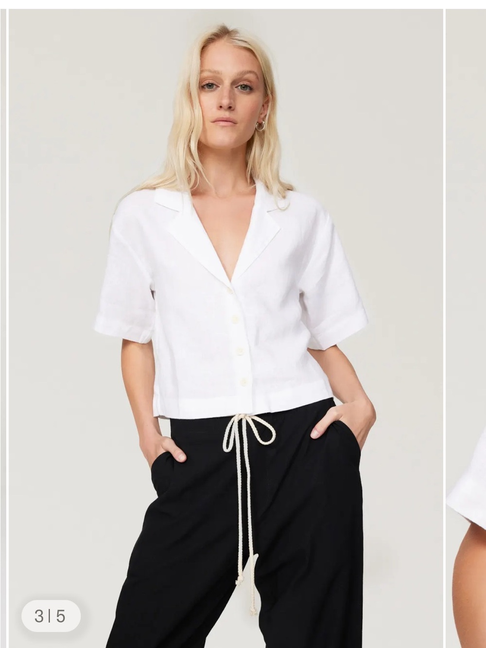 Madewell Linen Resort Top